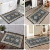 2025091409011925477 Boho Kitchen Rugs Sets 4 Piece with Runner Floral Kitchen Floor Mat Carpet Farmhouse Kitchen Rugs and Mats Non Skid Washable Runner Rug for Kitchen Floor Sink