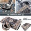 2025091409011965771 Boho Kitchen Rugs Sets 4 Piece with Runner Floral Kitchen Floor Mat Carpet Farmhouse Kitchen Rugs and Mats Non Skid Washable Runner Rug for Kitchen Floor Sink