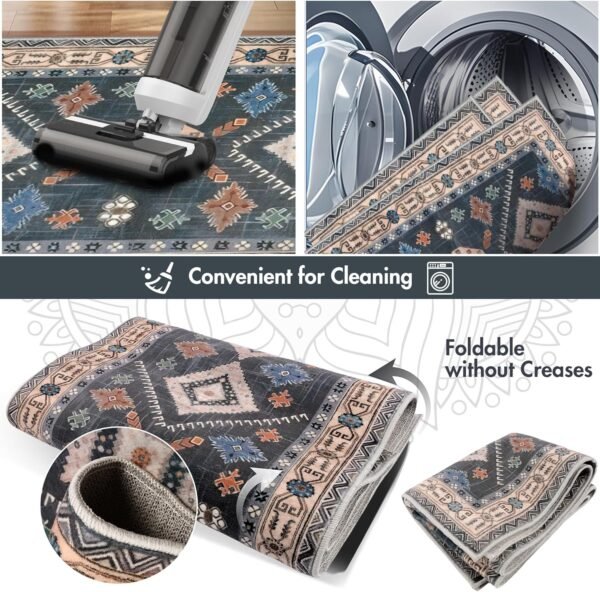 2025091409011965771 Boho Kitchen Rugs Sets 4 Piece with Runner Floral Kitchen Floor Mat Carpet Farmhouse Kitchen Rugs and Mats Non Skid Washable Runner Rug for Kitchen Floor Sink