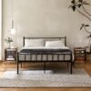 2025092908584720509 Estruturas de Cama de Casal,Cama de Ferro com Plataforma de Metal de 14 Polegadas