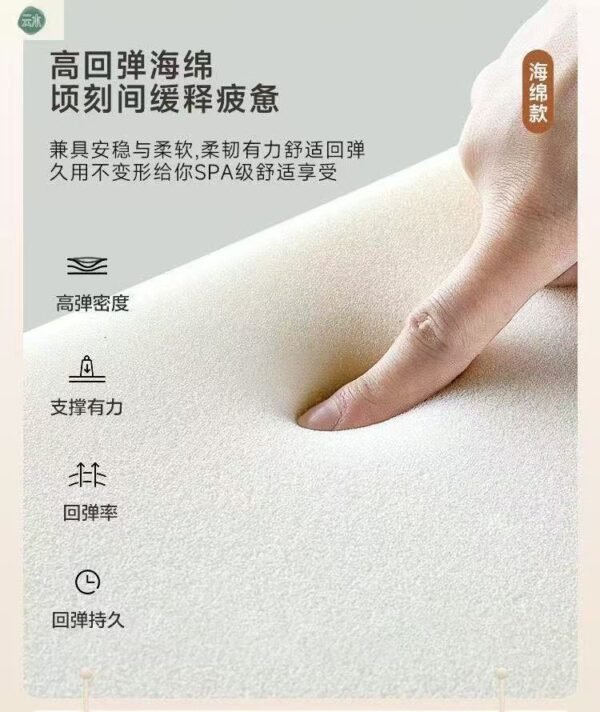 Elephant Ear Mid-Century Modern Living Room Small Space Straight French Retro Style Black Genuine Leather Sofa